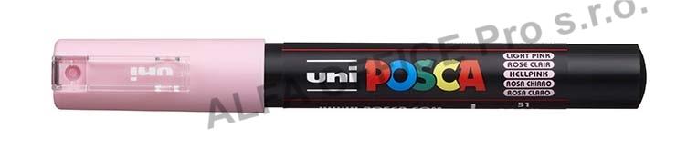 Posca popisovač / 0,7 mm - sv. růžová
