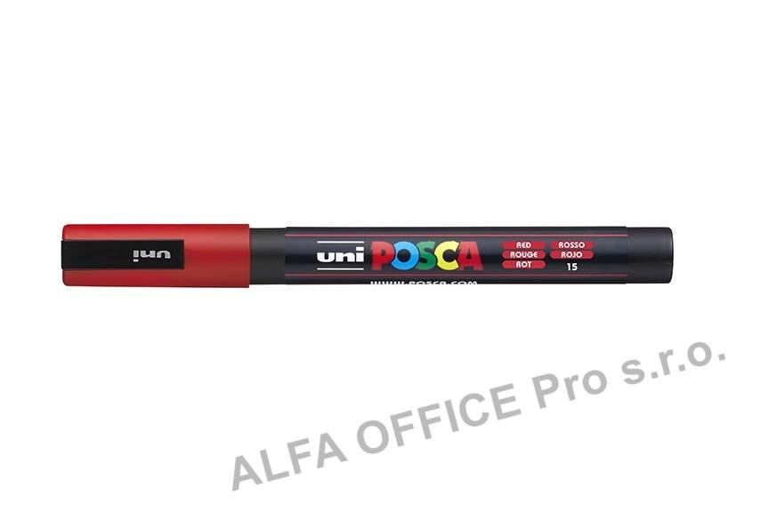 Posca popisovač / 0,9–1,3 mm - červená