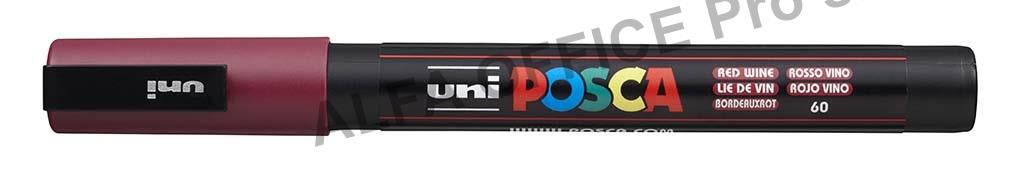 Posca popisovač / 0,9–1,3 mm - bordó