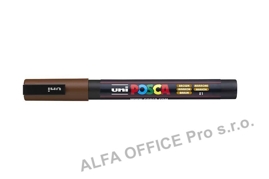 Posca popisovač / 0,9–1,3 mm - hnědá