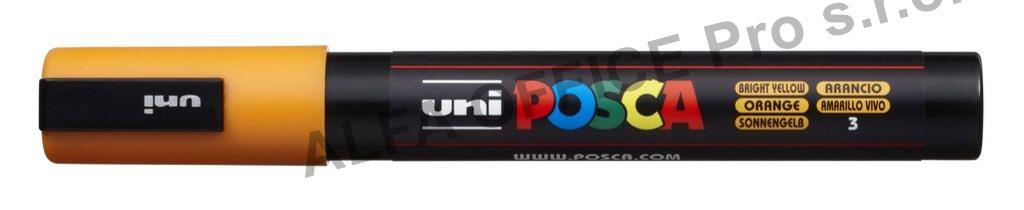 Posca popisovač / 2,5 mm - pomerančová
