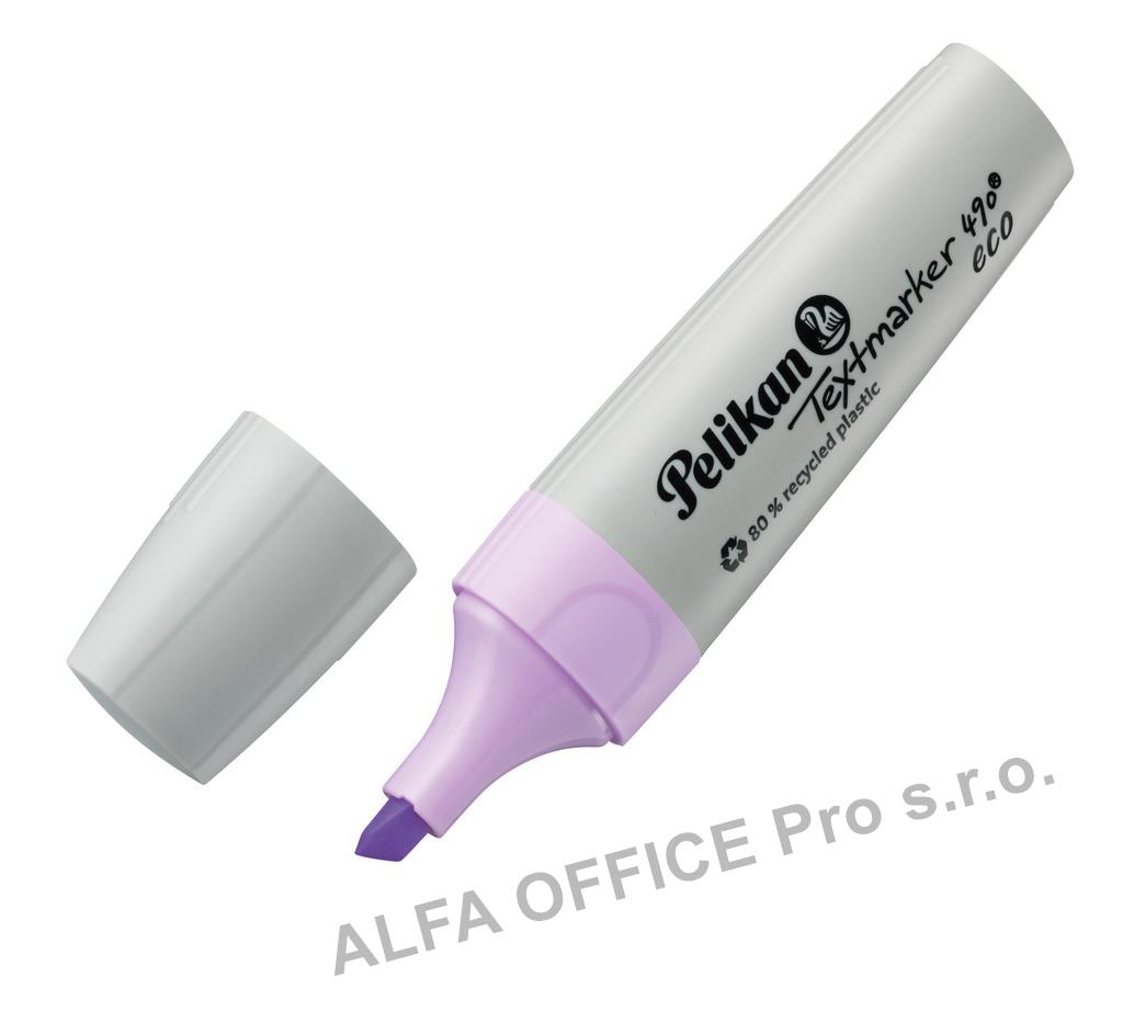 Zvýrazňovač Pelikan 490 ECO PASTEL / fialová