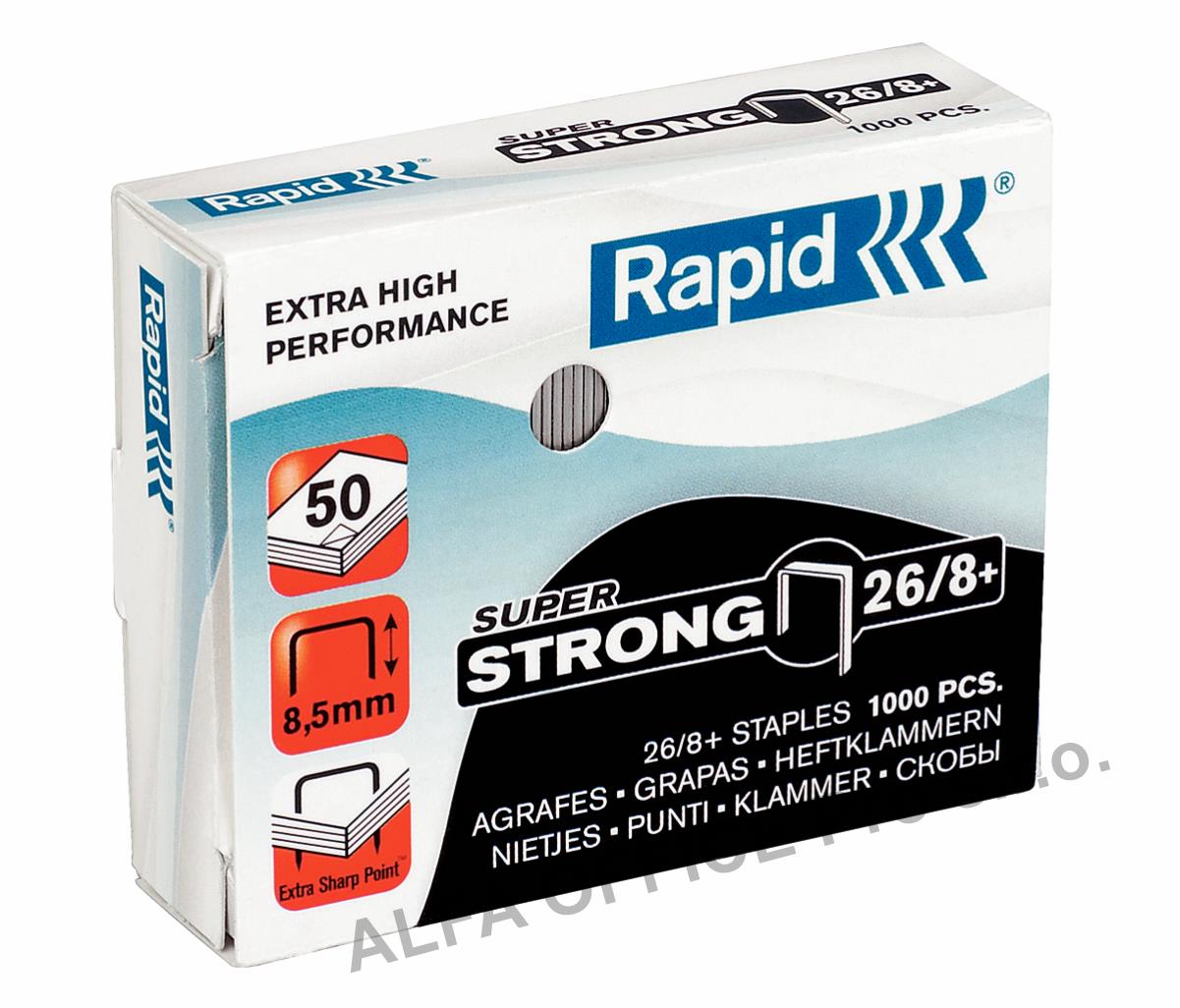Spojovače Rapid - 26 / 8+ / 1000ks / Super Strong
