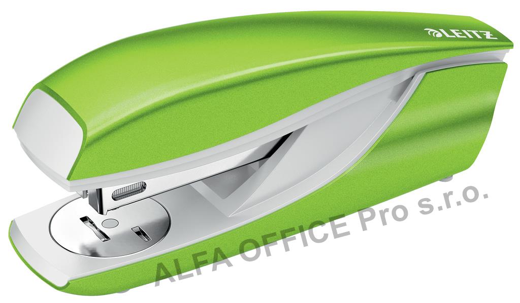 Kancelářský sešívač Leitz Nexxt 5502 / metalická zelená - 30 listů
