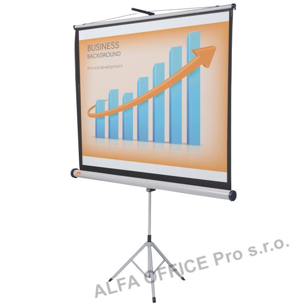 Plátno projekční 16:10 s podstavcem - 1500 x 1000 mm