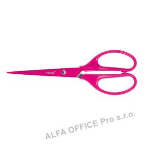 Nůžky Milan kancelářské růžová / 17 cm