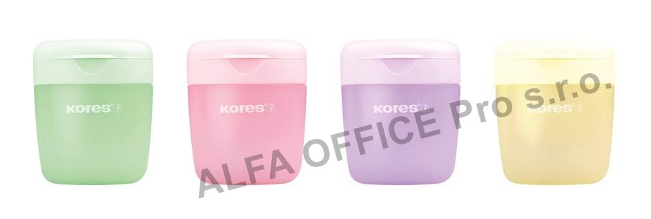 Ořezávátko Kores Deposito - pastelový mix