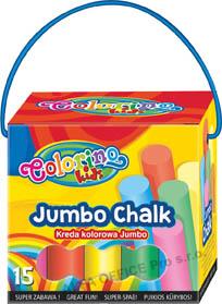 Křídy Colorino na chodník  - 15 ks / kyblík