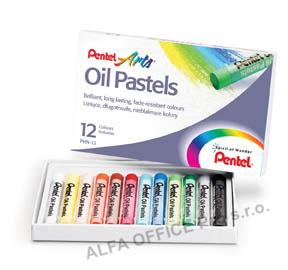 Pastely olejové Pentel Artist / 12 barev