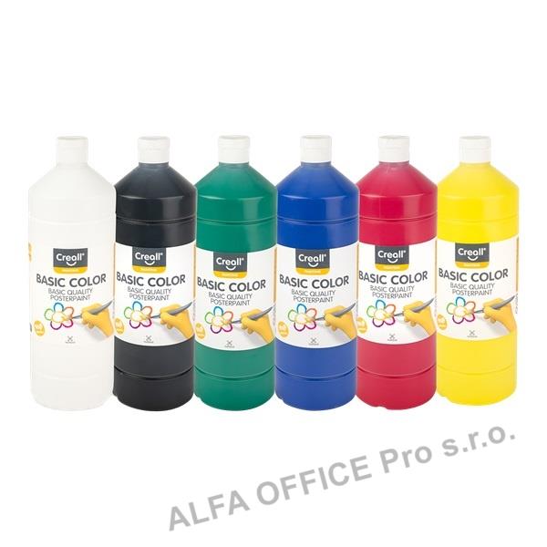 Temperové barvy v lahvi - 6 x 1000 ml