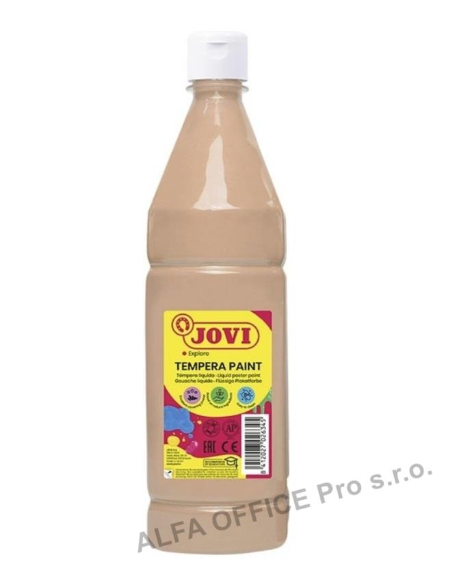 Tekuté temperové barvy JOVI PREMIUM v lahvi - 1000 ml / tělová