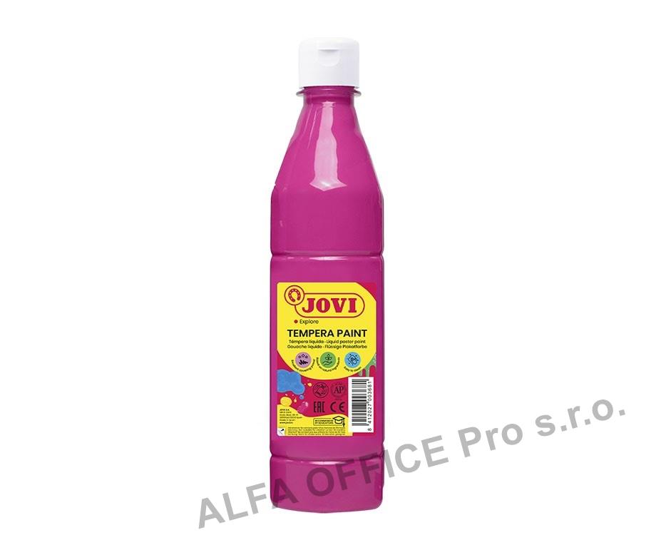 Tekuté temperové barvy JOVI PREMIUM v lahvi - 500 ml / růžová
