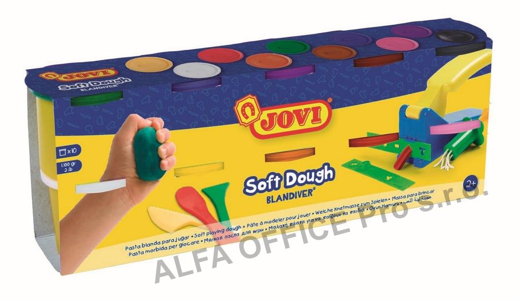 Plastelína JOVI - 10x110g / 10 barev