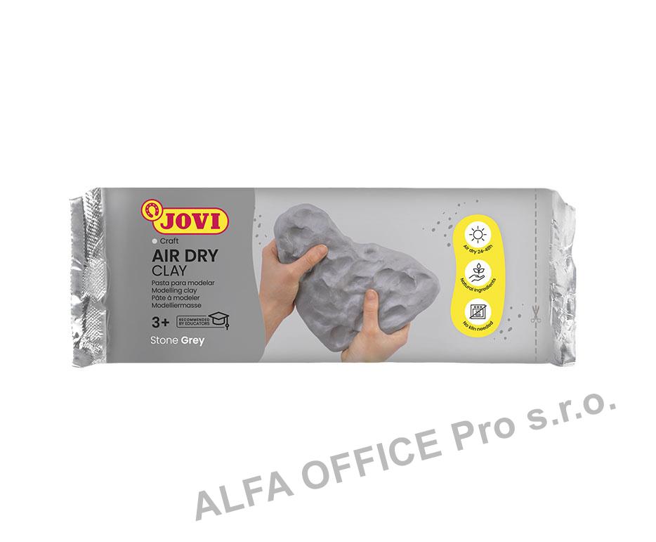 Modelovací samotvrdnoucí hmota JOVI - šedá / 500 g