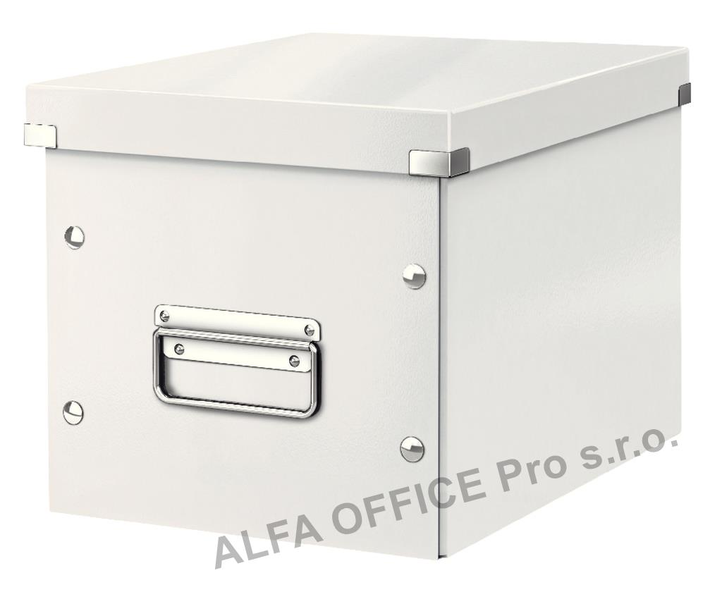 Krabice Click & Store - M střední / bílá