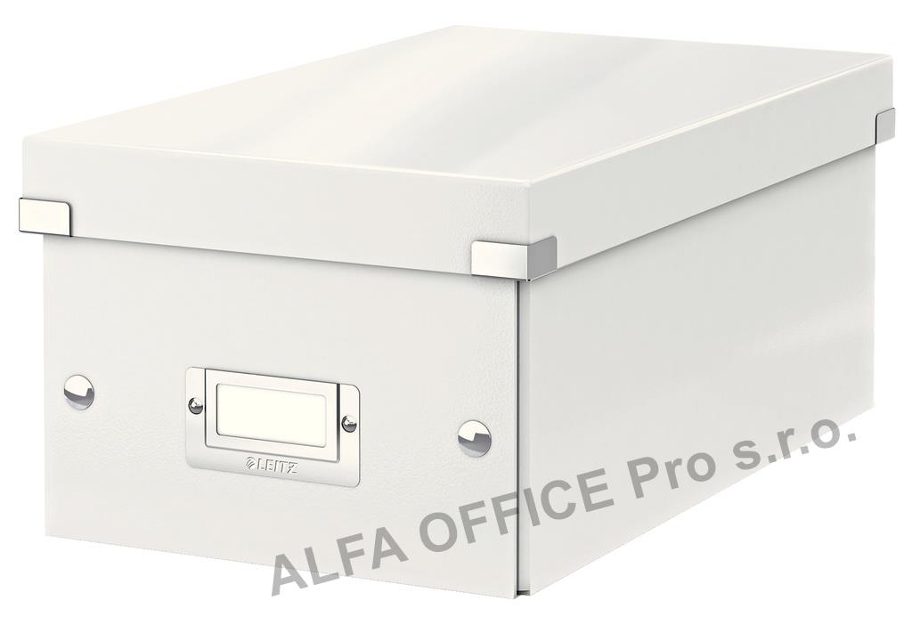 Krabice Leitz Click & Store - na DVD / bílá