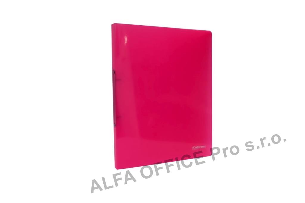 Desky kroužkové A4 eCollection / 2,5 cm / 2-kroužek / růžová