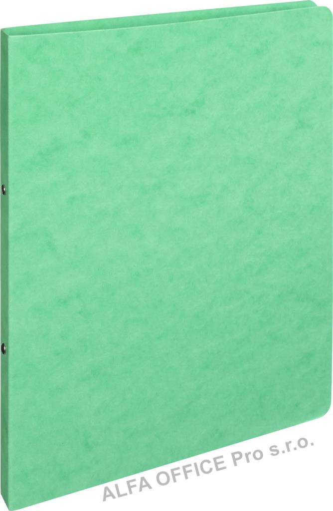 Desky A4 kroužkové prešpánové - 2 - kroužek / zelená