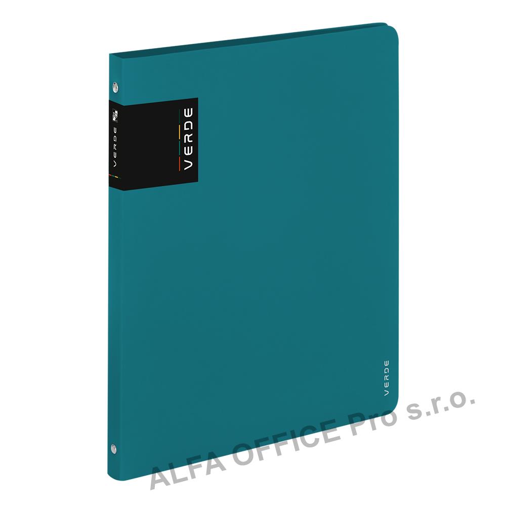 Desky A4 kroužkové VERDE - 4 kroužek / milano
