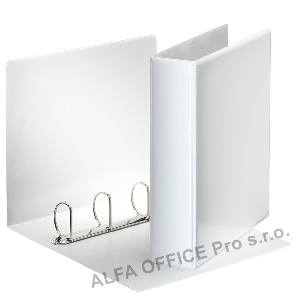 Pořadač Esselte A4 kroužkový prezentační 4 - kroužek 7,7 cm / bílá