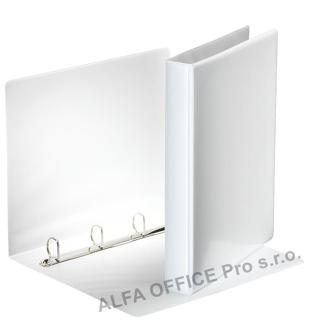 Pořadač Esselte A4 kroužkový prezentační 4 - kroužek 4,4 cm / bílá