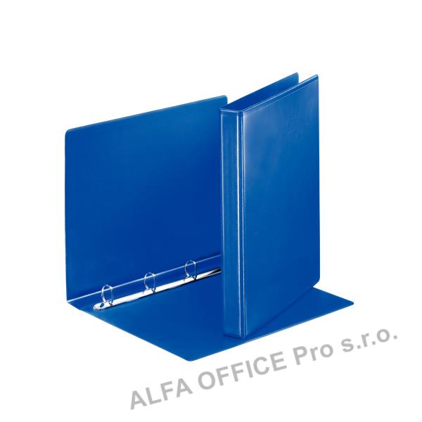 Pořadač Esselte A4 kroužkový prezentační 4 - kroužek 3,8 cm / modrá