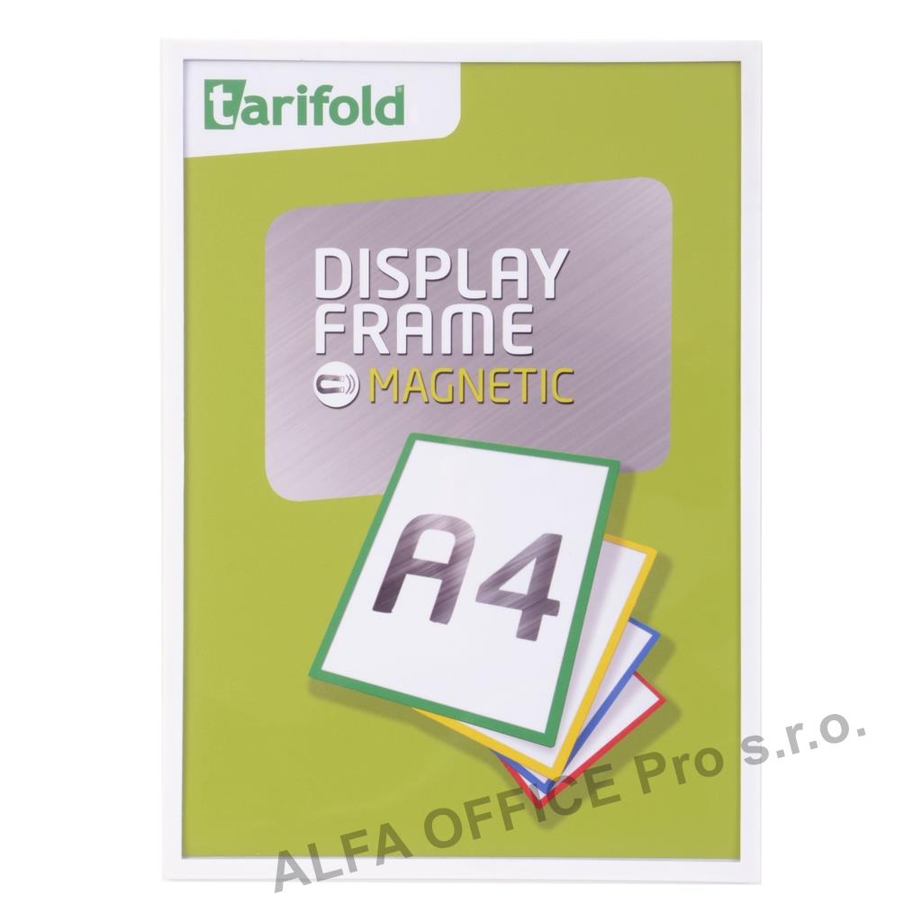 Kapsy magnetické Display Frame - A4 / bílá