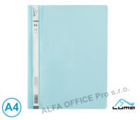 Rychlovazač A4 plastový LUMA - pastelová modrá