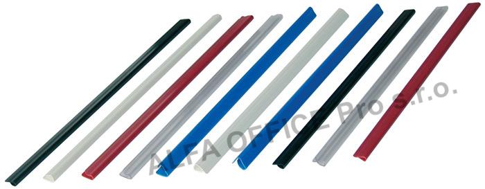 Rychlovazací nasouvací lišta Relido - kapacita 30 listů / čirá