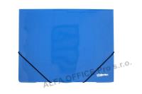 Desky s gumou eColection A4 / 3 klopy / modrá