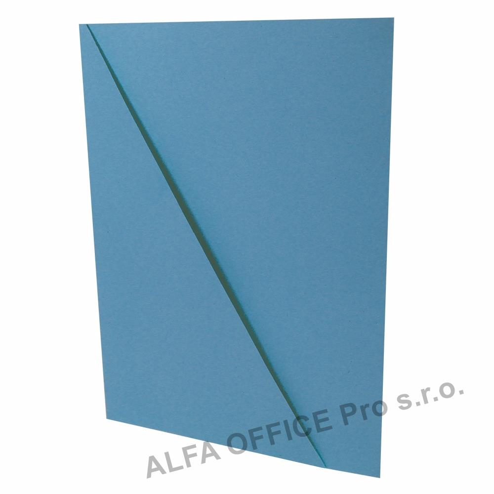 Desky se šikmým rohem - modrá