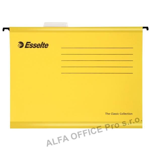 Závěsné desky Esselte Classic Collection - žlutá