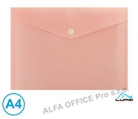 Spisové desky s drukem LUMA - A4 / pastelová oranžová