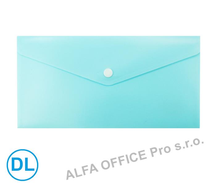 Spisové desky s drukem LUMA - DL / pastelová modrá