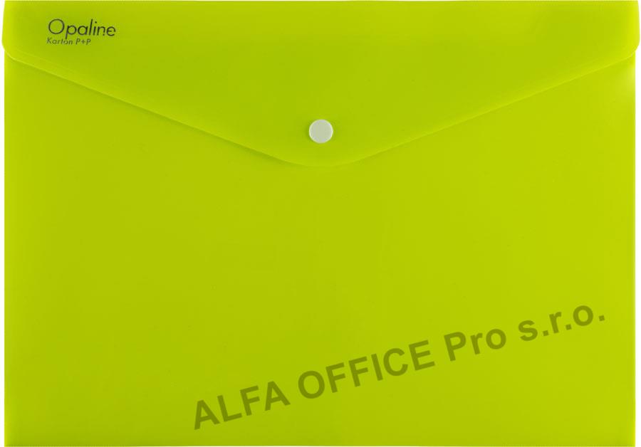 Spisové desky s drukem - A5 / zelená limetková