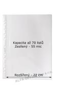 Závěsný obal - A4 čirý / 55 my / 100 ks
