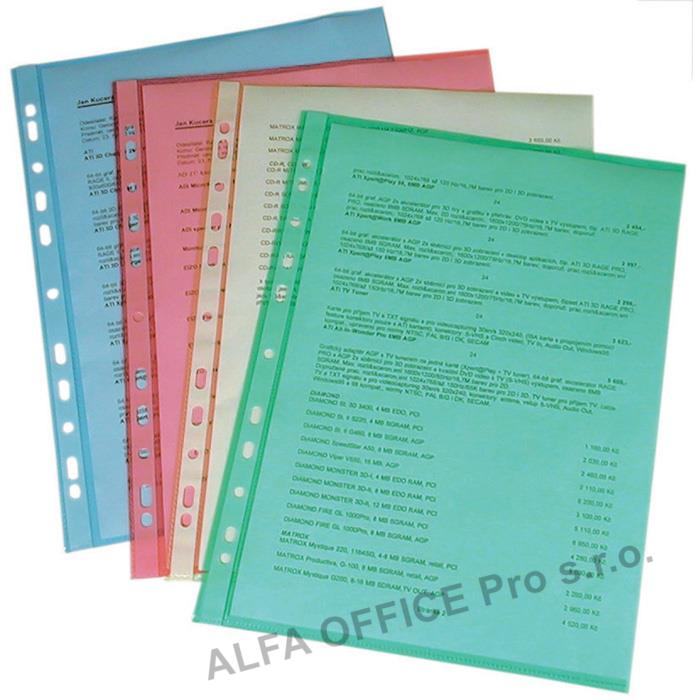 Závěsný obal A4 Copy barevný - A4 / červená / 100 ks