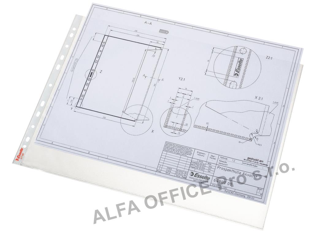 Závěsný obal Esselte Standard - A3 matný / 75 my / 50 ks