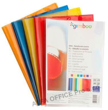 Obaly na sešity barevné - A5 / červená