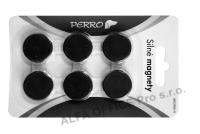 Magnety Perro silné - průměr 24 mm / černé / 6 ks