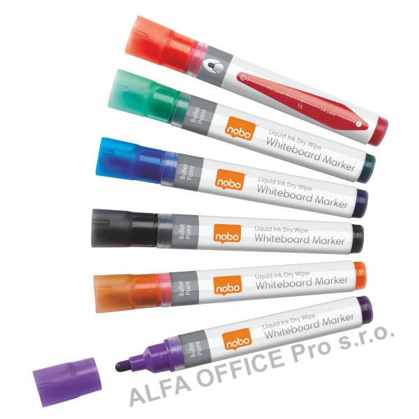 Popisovač LIQUID INK  / mix barev 6 ks