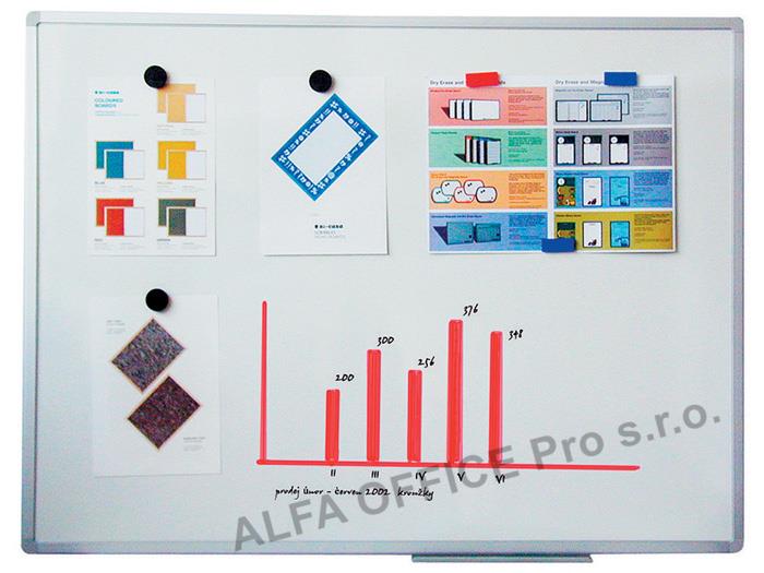 Tabule bílá magnetická ARTA - 60 x 90 cm