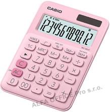 Kalkulačka Casio MS 20UC displej 12 míst / růžová