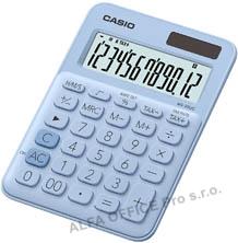 Kalkulačka Casio MS 20UC displej 12 míst / světle modrá