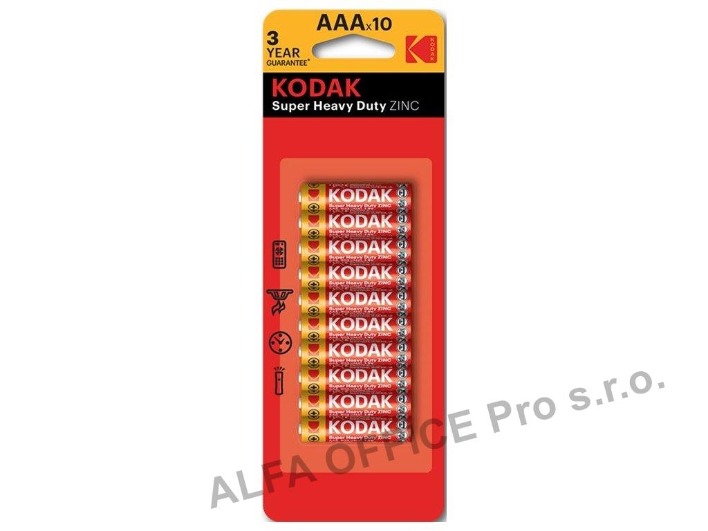 Baterie Kodak - baterie mikrotužková / AAA / 10 ks