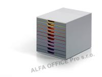 Zásuvkový box VARICOLOR® - 10 zásuvek / šedá