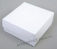 Dortová krabice bílá - 20 x 20cm / malá