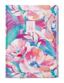 Diář LAMINO - B6 / týdenní / růžová