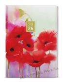 Diář LAMINO - B6 / týdenní / máky