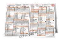 Plánovací kalendáře - Stříškový A5 / BKA2